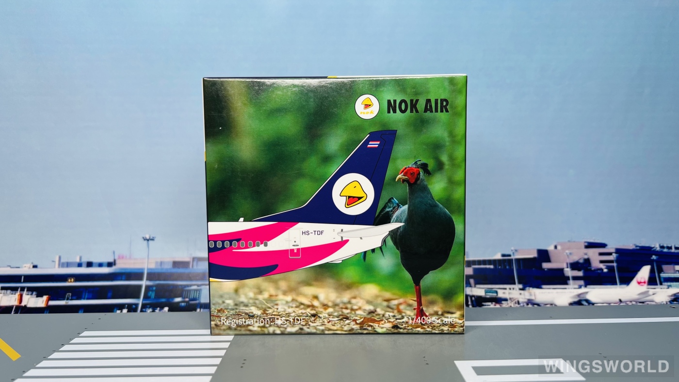 Pandamodel 1:400 M4DD734B Nok Air 皇雀航空 Boeing 737-400 HS-TDF