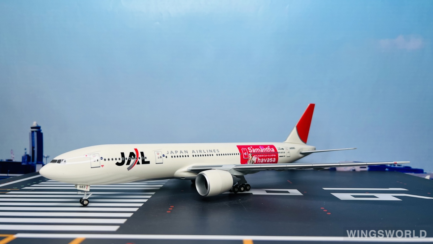 その他 JAPAN AIRLINES BOEING 777-200ER 1:200 JC Wings Japan Airlines Boeing 777-200ER JA702J Flaps Down