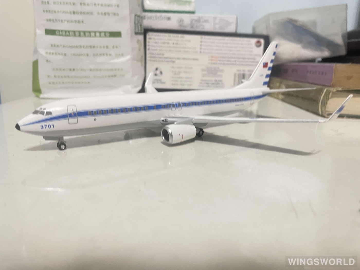 Hogan 1:200 HG10161 ROCAF 中国台湾空军 Boeing 737-800 3701