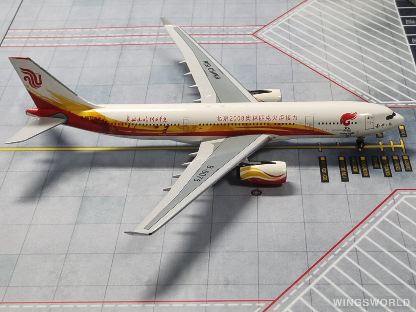 AeroClassics 1:400 AC4B6075 Air China 中国国际航空 Airbus A330-200 B-6075