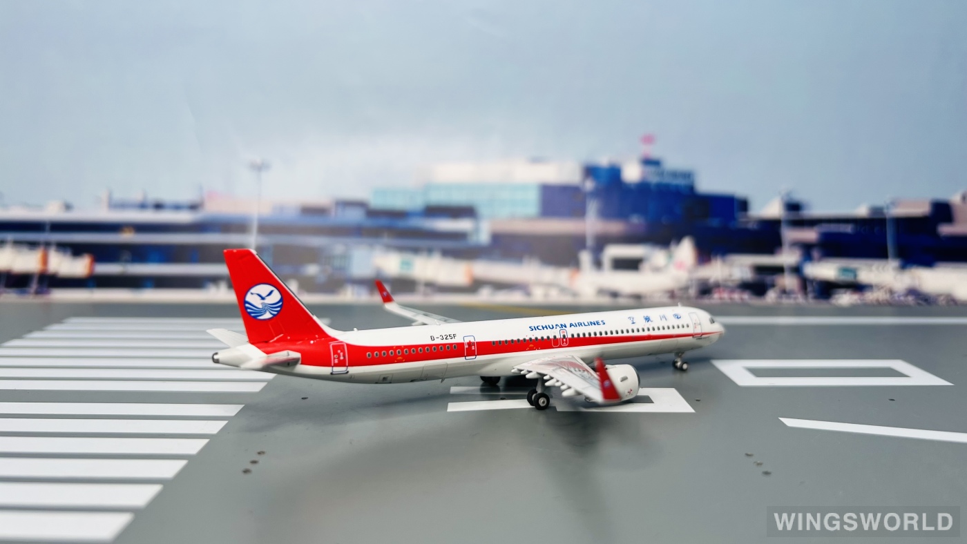 HYJLwings 1:400 HY210075 Sichuan Airlines 四川航空 Airbus A321neo B-325F