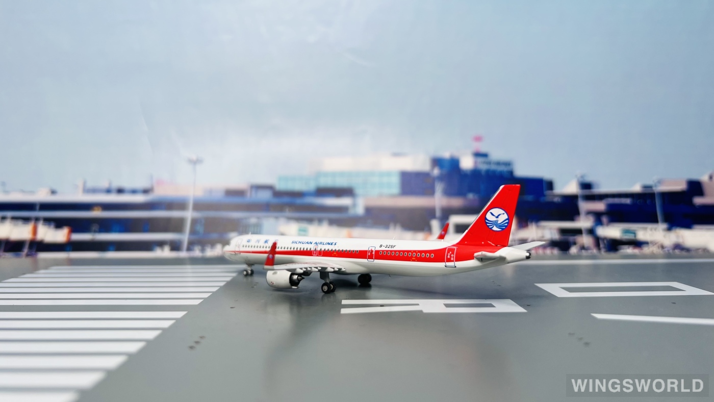 HYJLwings 1:400 HY210075 Sichuan Airlines 四川航空 Airbus A321neo B-325F