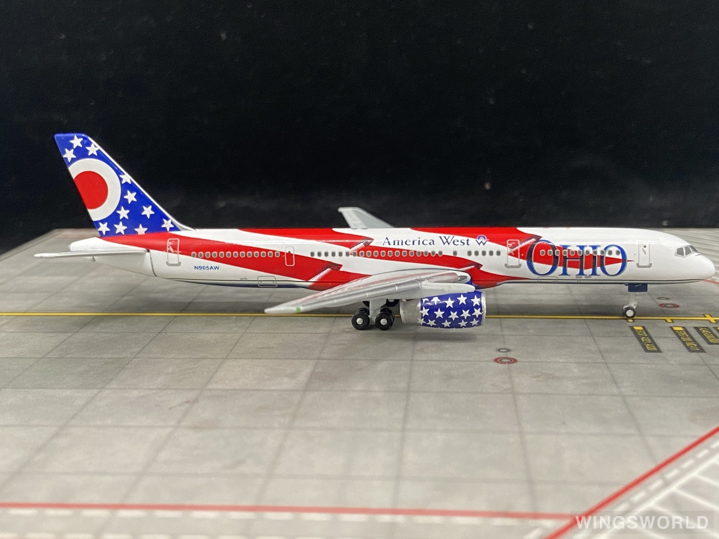 Geminijets 1:400 GJAWE270 America West Airlines 美西航空 Boeing 757-200 N905AW