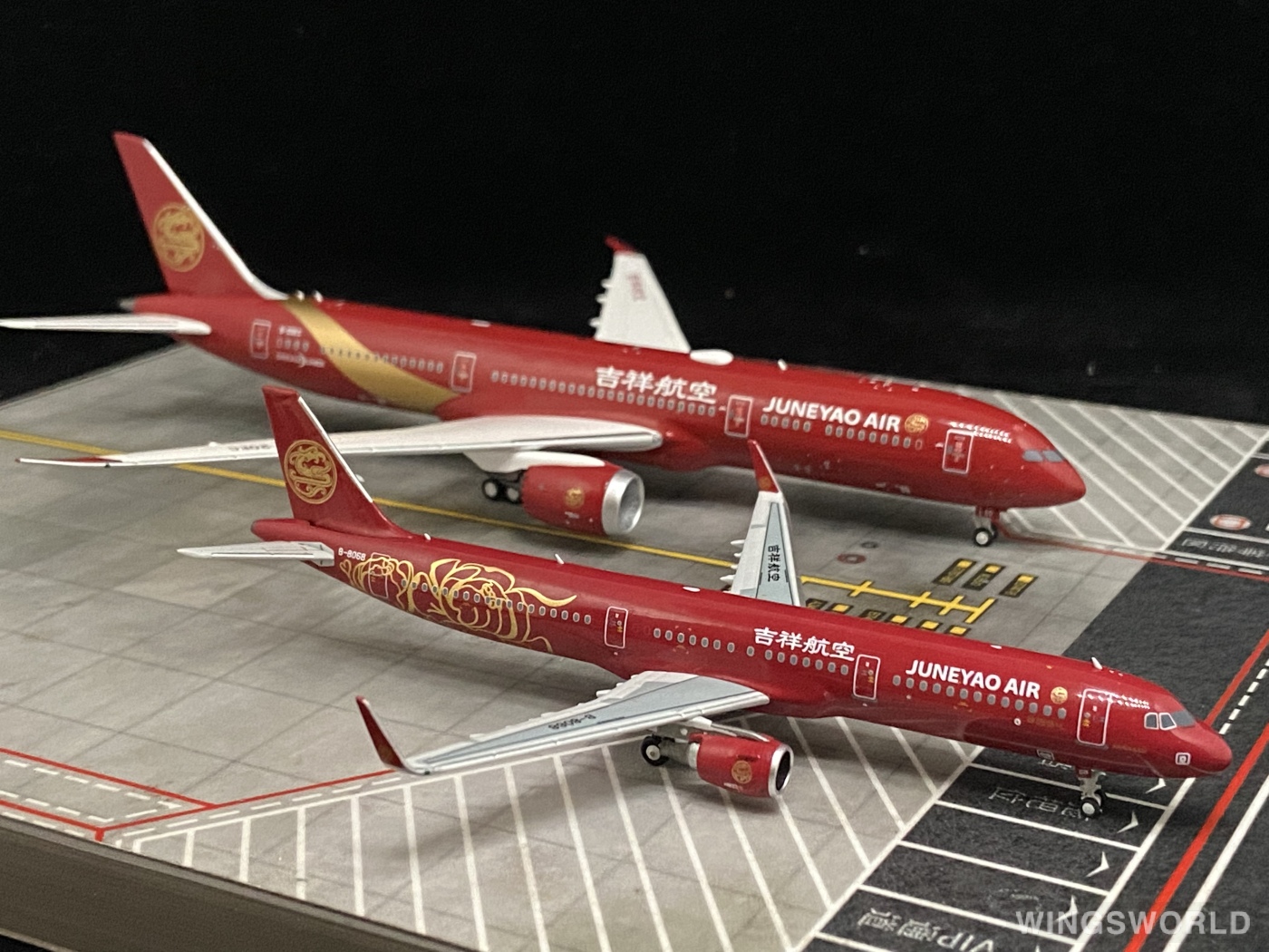 HYJLwings 1:400 HY210068 Juneyao Airlines 吉祥航空 Airbus A321 B-8068