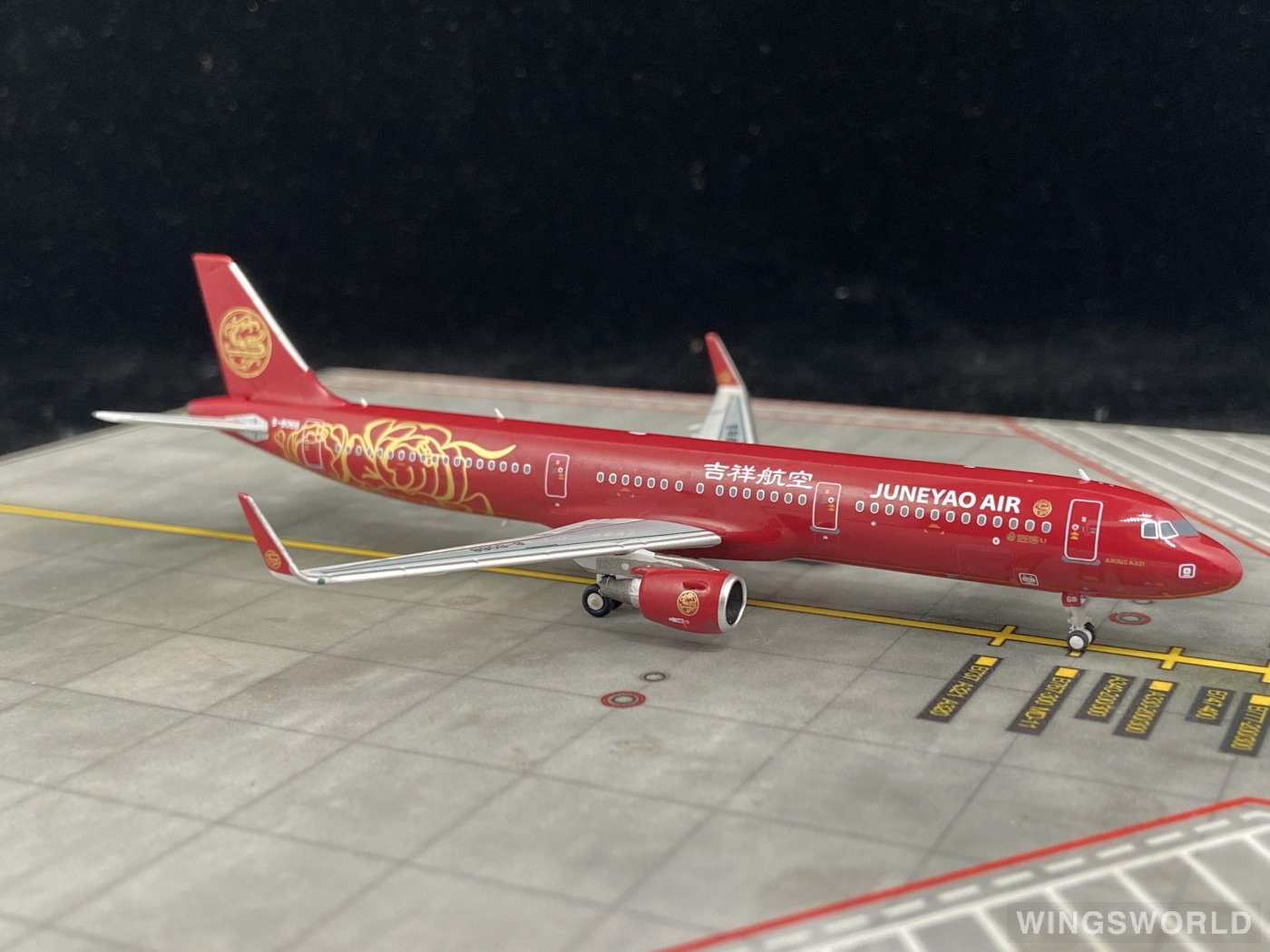 HYJLwings 1:400 HY210068 Juneyao Airlines 吉祥航空 Airbus A321 B-8068