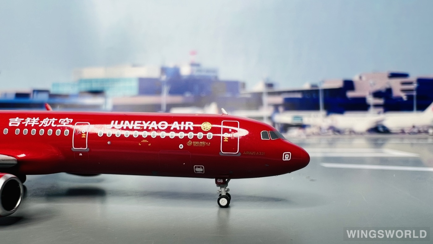 HYJLwings 1:400 HY210068 Juneyao Airlines 吉祥航空 Airbus A321 B-8068