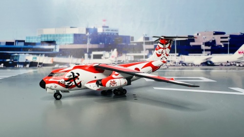 LHM4001 JASDF 日本航空自卫队Kawasaki C-1 78-1026 JC Wings 1:400