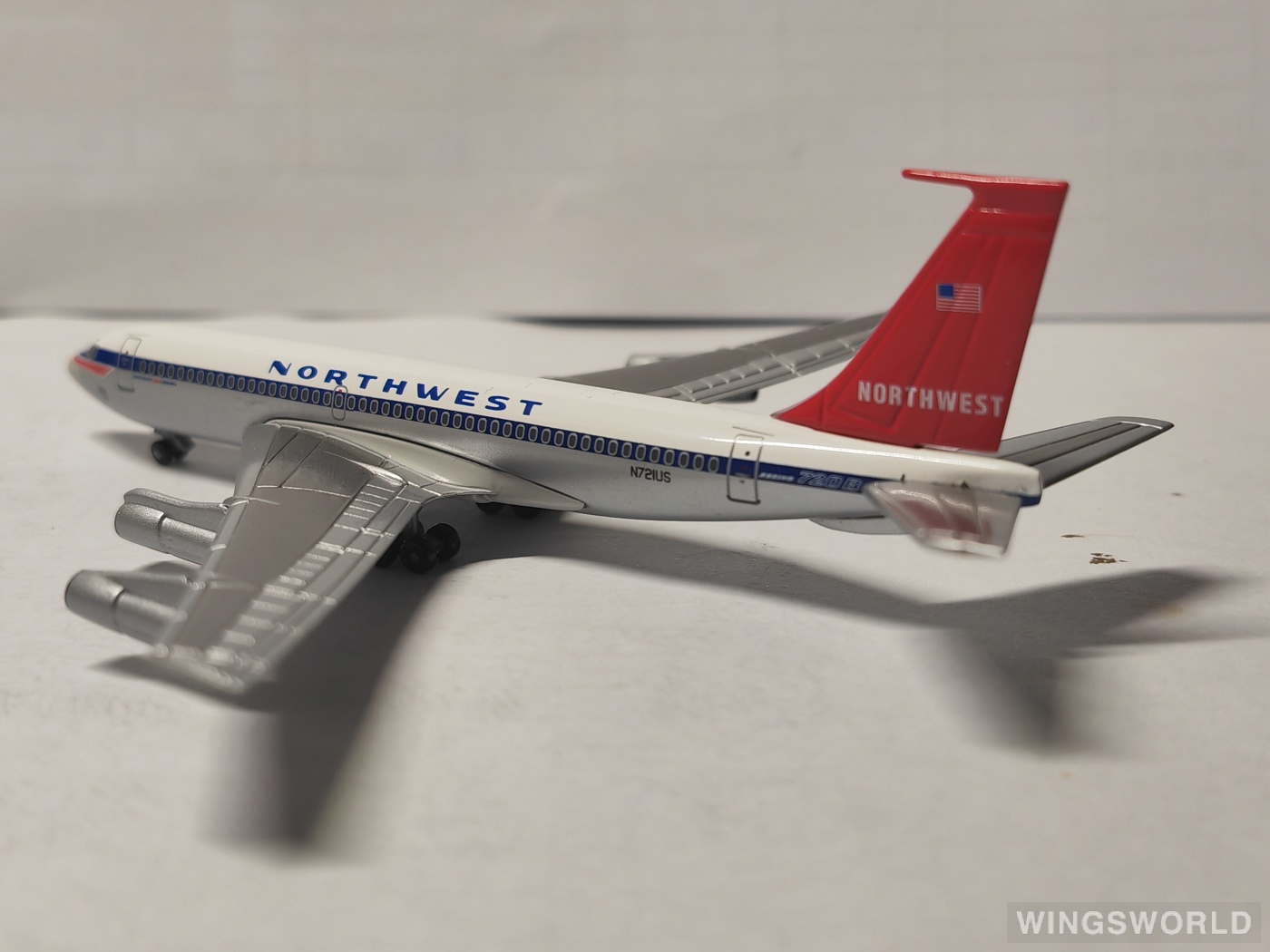 Dragon Models 1:400 55720 Northwest Airlines 美国西北航空 Boeing 720 N721US