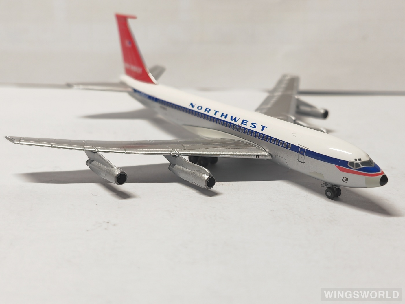 Dragon Models 1:400 55720 Northwest Airlines 美国西北航空 Boeing 720 N721US
