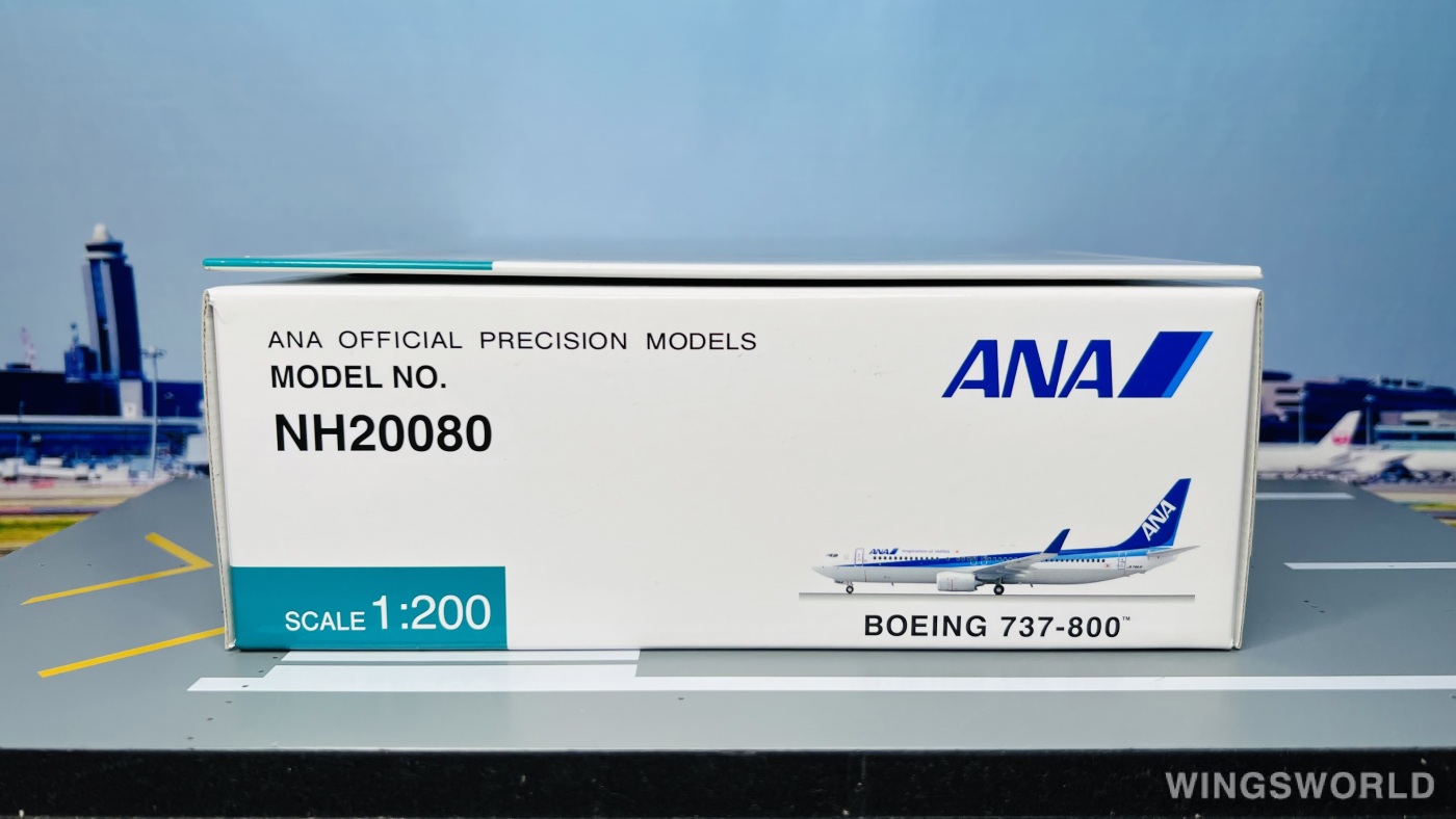 Hogan 1:200 Boeing 737-800 ANA 全日空NH20080 JA74AN 的点评- 飞机 