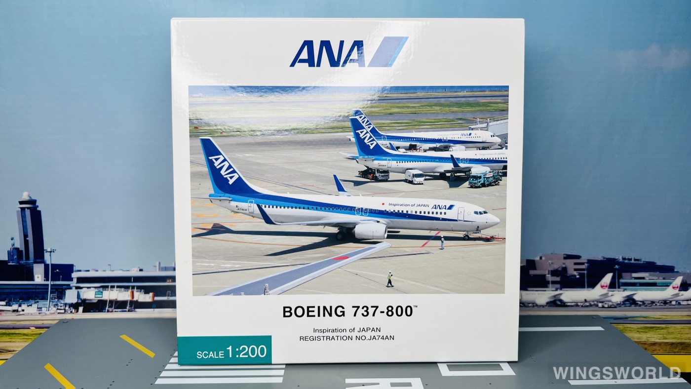 新品未開封】全日空商事 1/200 ANA B737-800 JA74AN - メルカリ