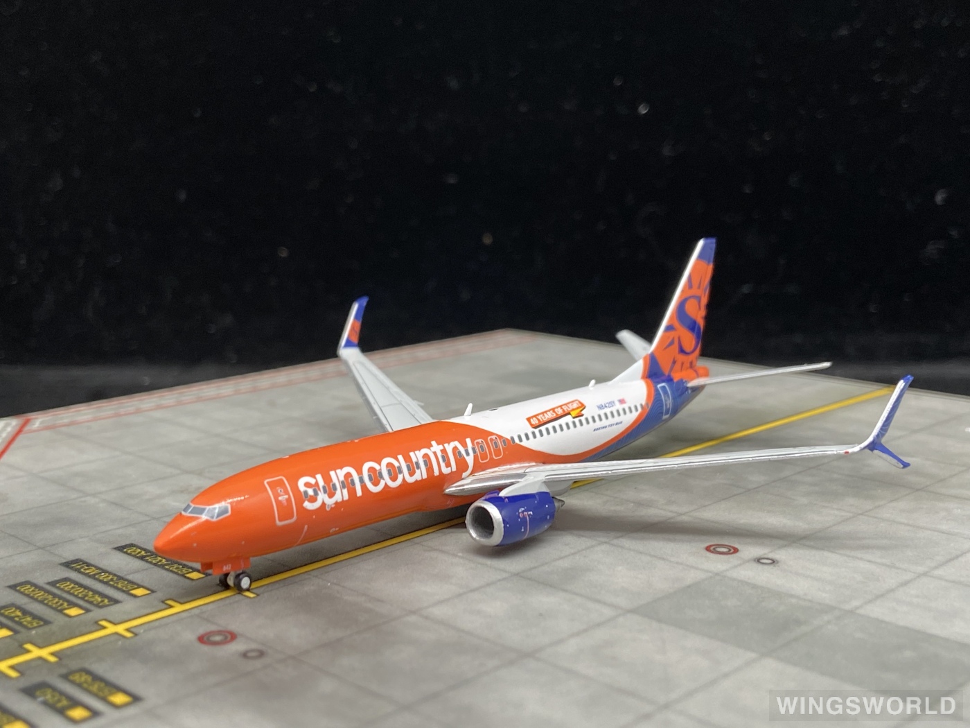 Geminijets 1:400 GJSCX1960 Sun Country Airlines 太阳城航空 Boeing 737-800 N842SY