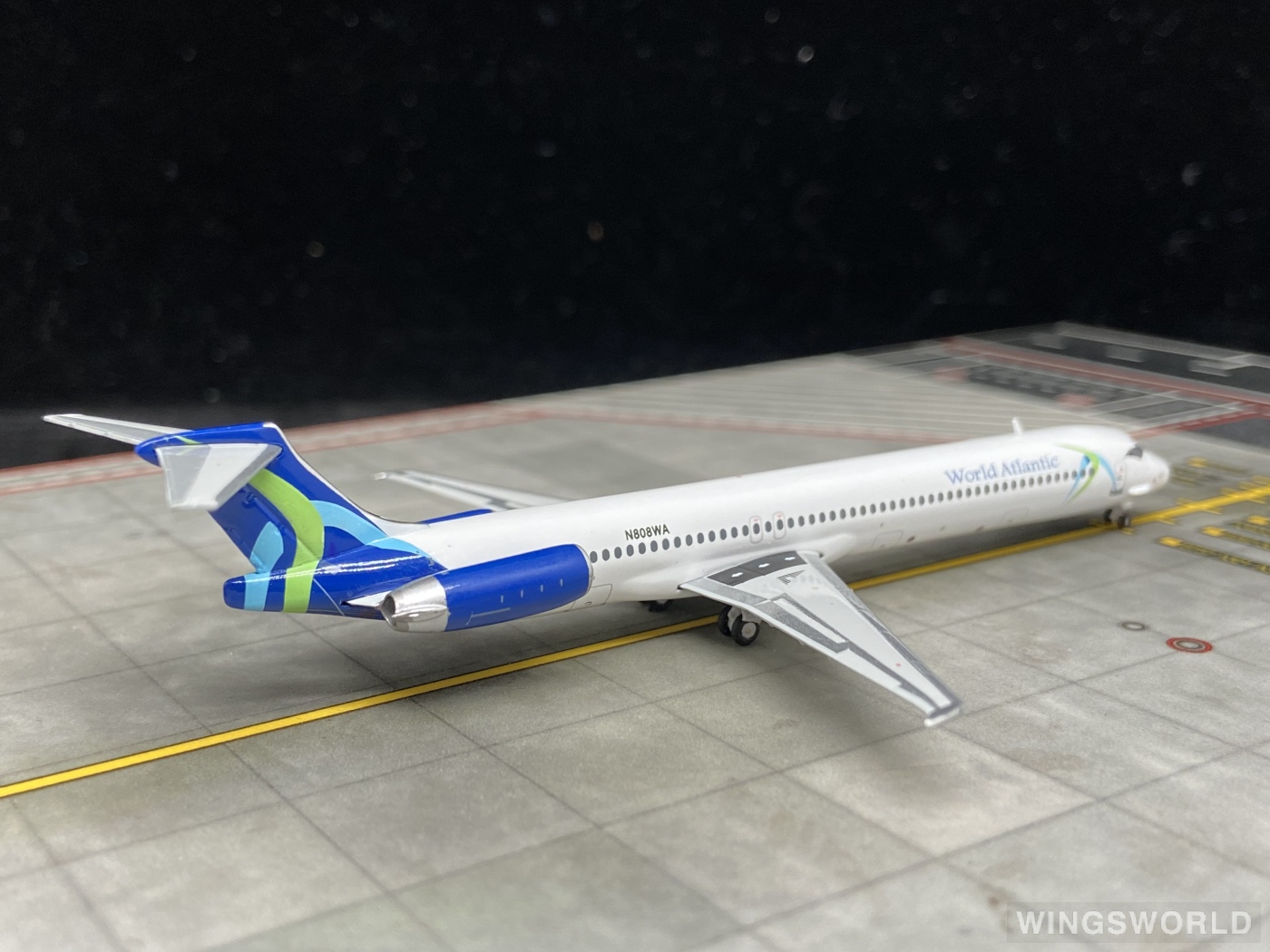 Geminijets 1:400 GJWST2007 World Atlantic Airlines McDonnell Douglas MD-83 N808WA