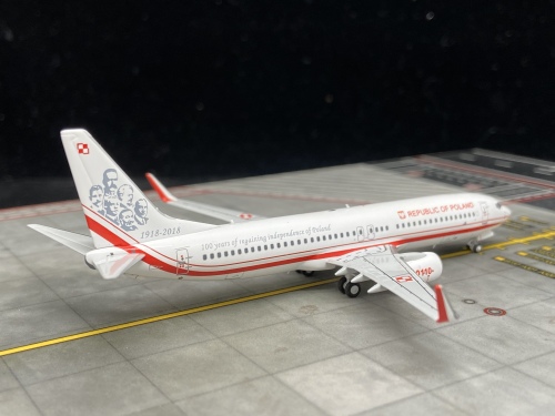 Polish Air Force 波兰空军 Boeing 737-800 0110  NG58028 NGmodels 1:400