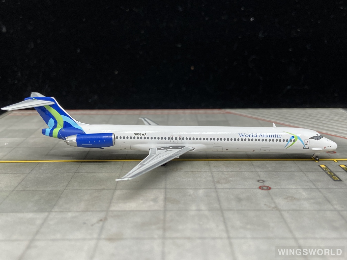 Geminijets 1:400 GJWST2007 World Atlantic Airlines McDonnell Douglas MD-83 N808WA