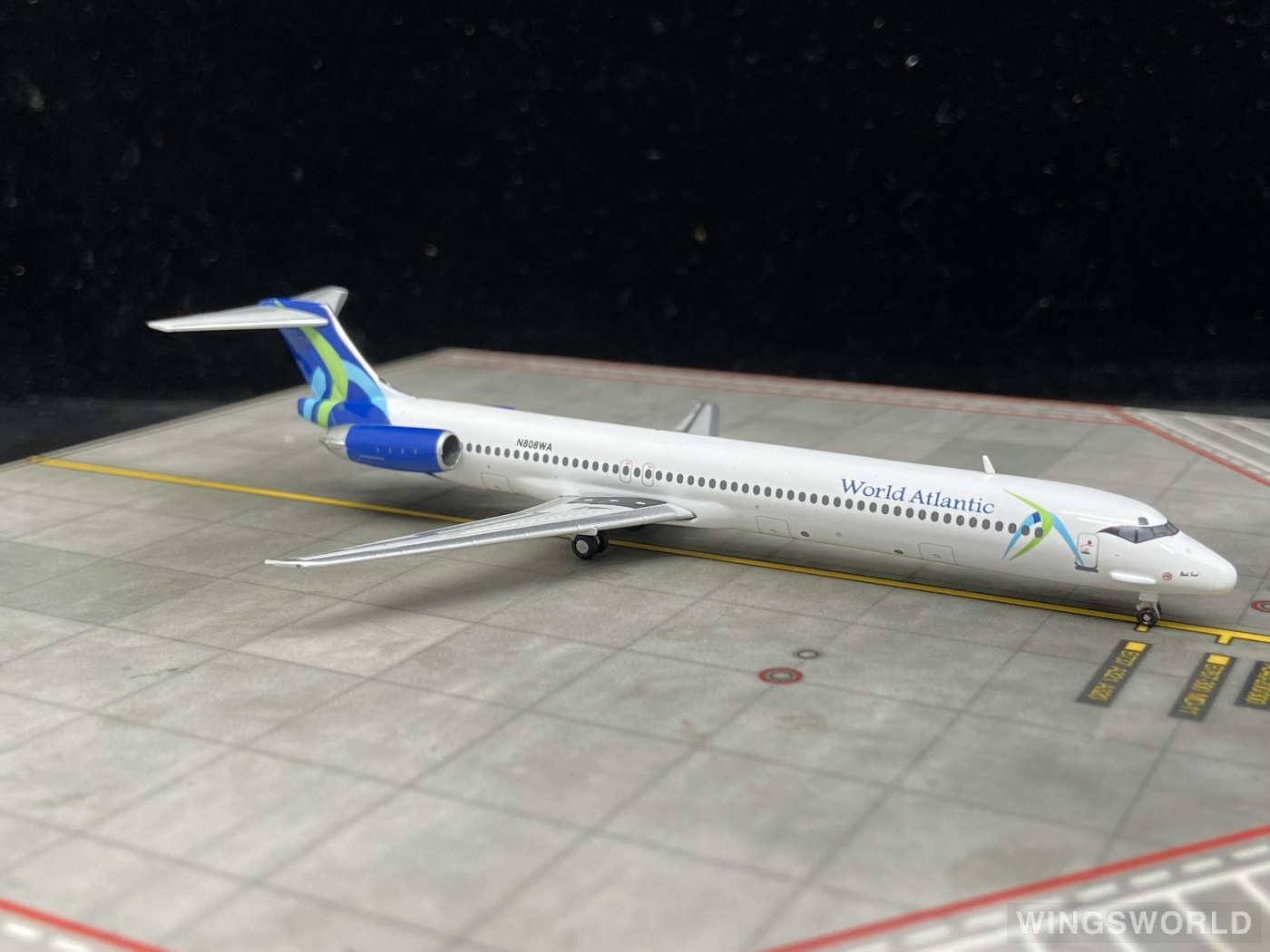 Geminijets 1:400 GJWST2007 World Atlantic Airlines McDonnell Douglas MD-83 N808WA