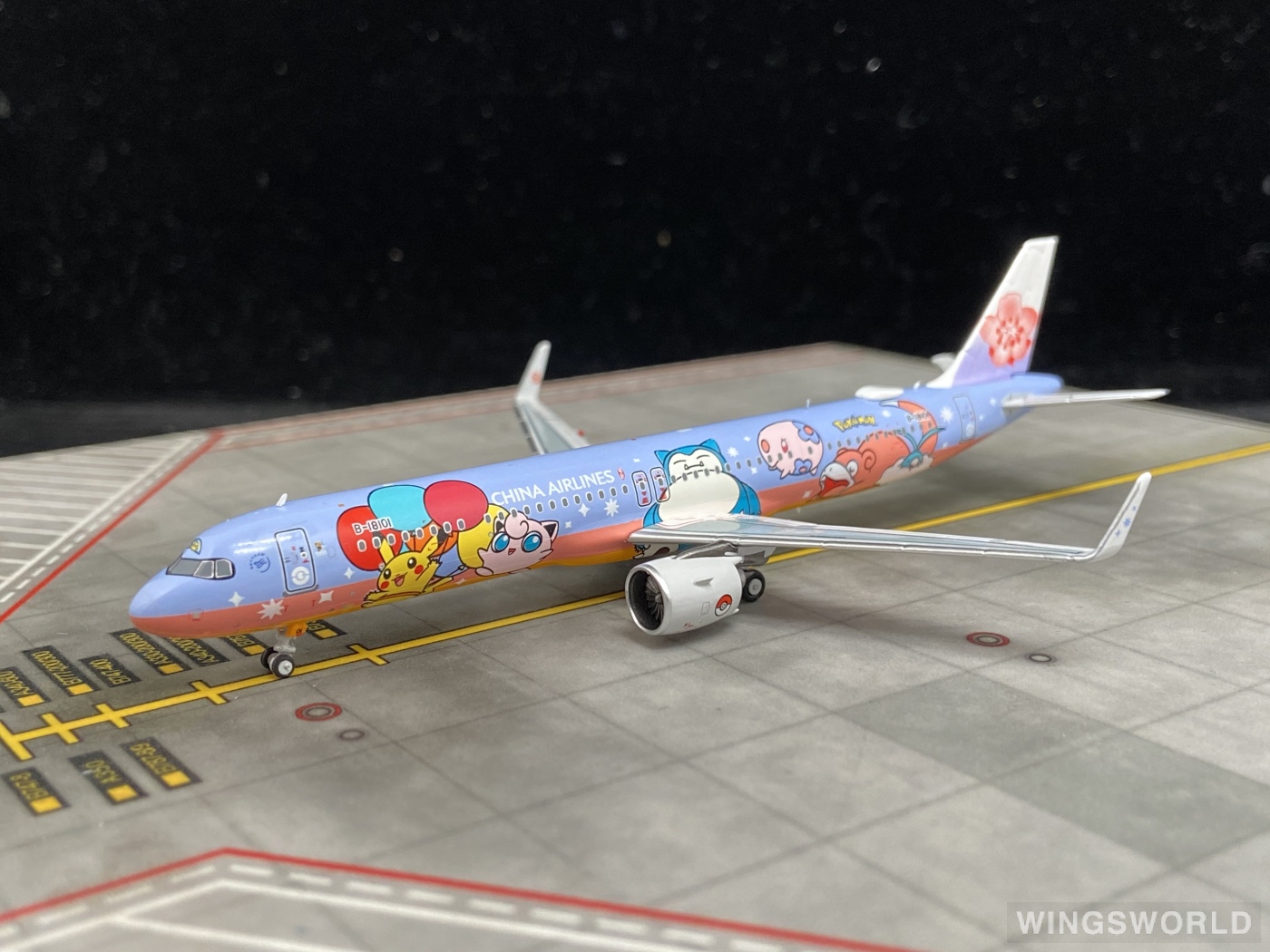 NGmodels 1:400 NG13063 China Airlines 中华航空 Airbus A321neo B-18101