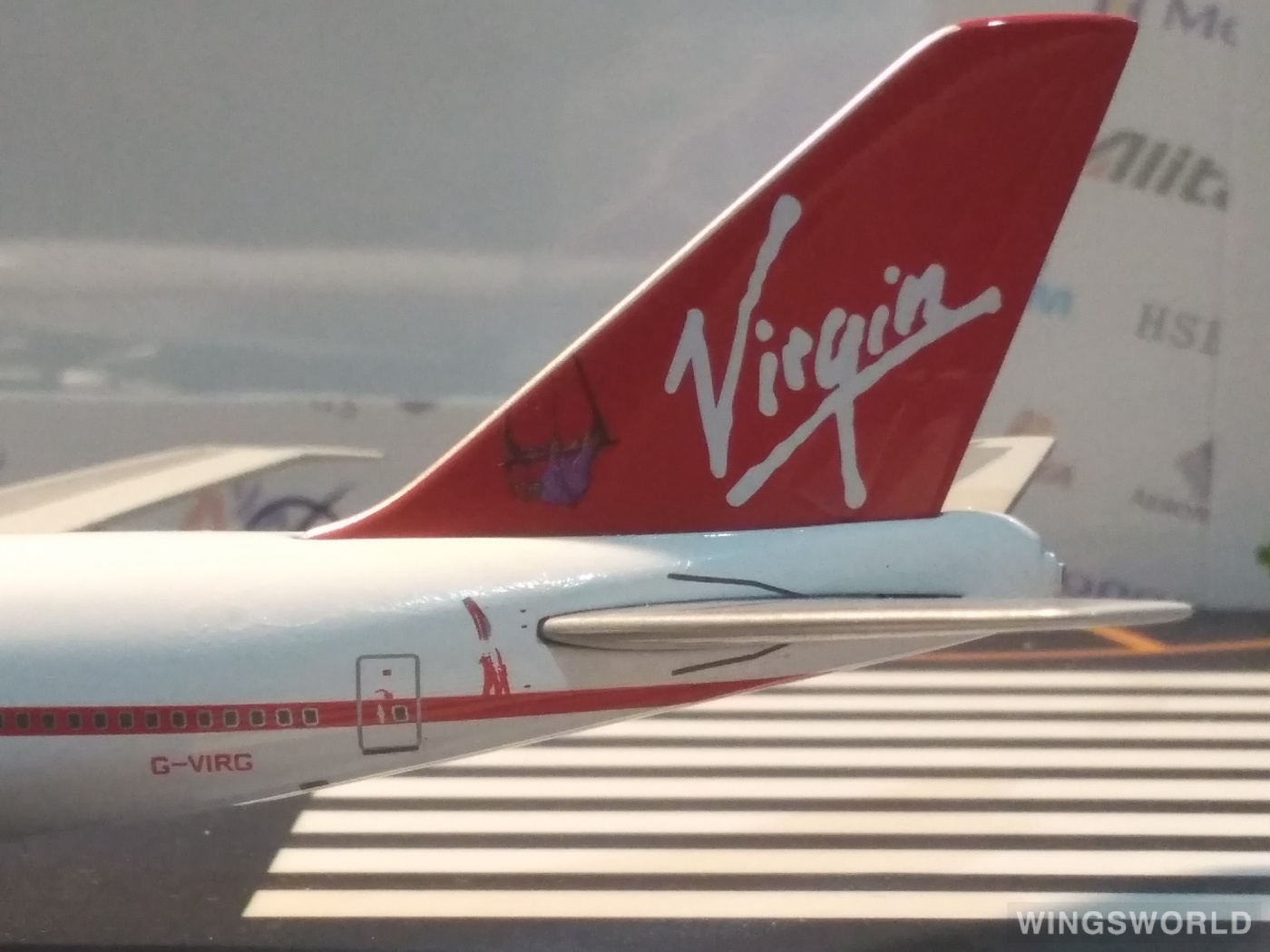 Geminijets 1:400 GJVIRXXX Virgin Atlantic Airways 维珍航空 Boeing 747-200 G-VIRG