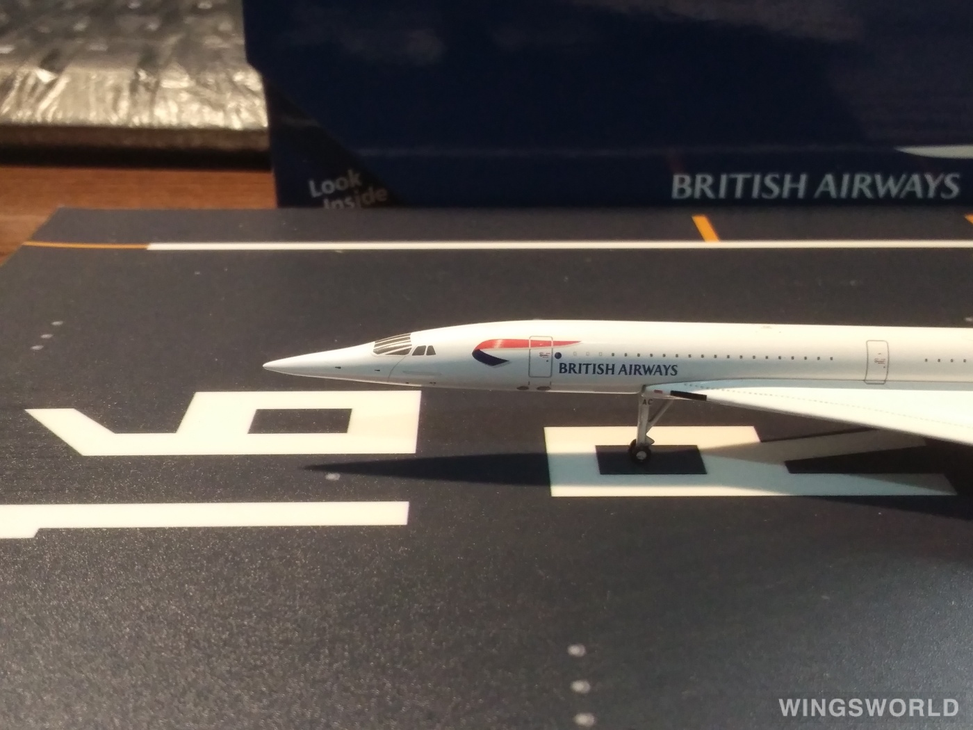 Geminijets 1:400 GJBAW1539 British Airways 英国航空 Concorde G-BOAC