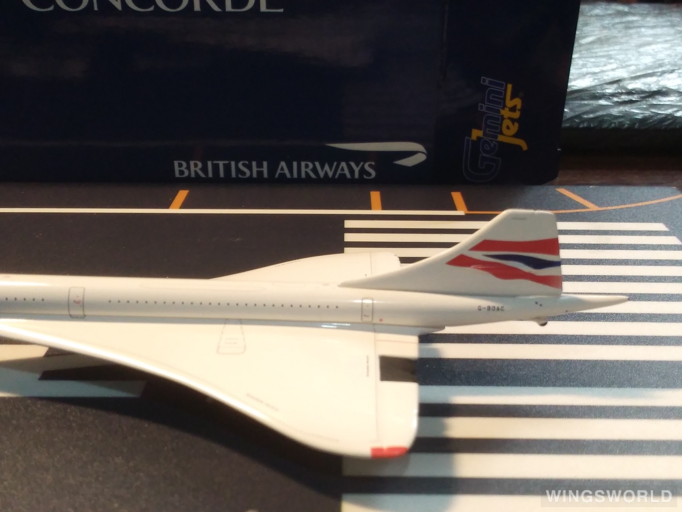 Geminijets 1:400 GJBAW1539 British Airways 英国航空 Concorde G-BOAC