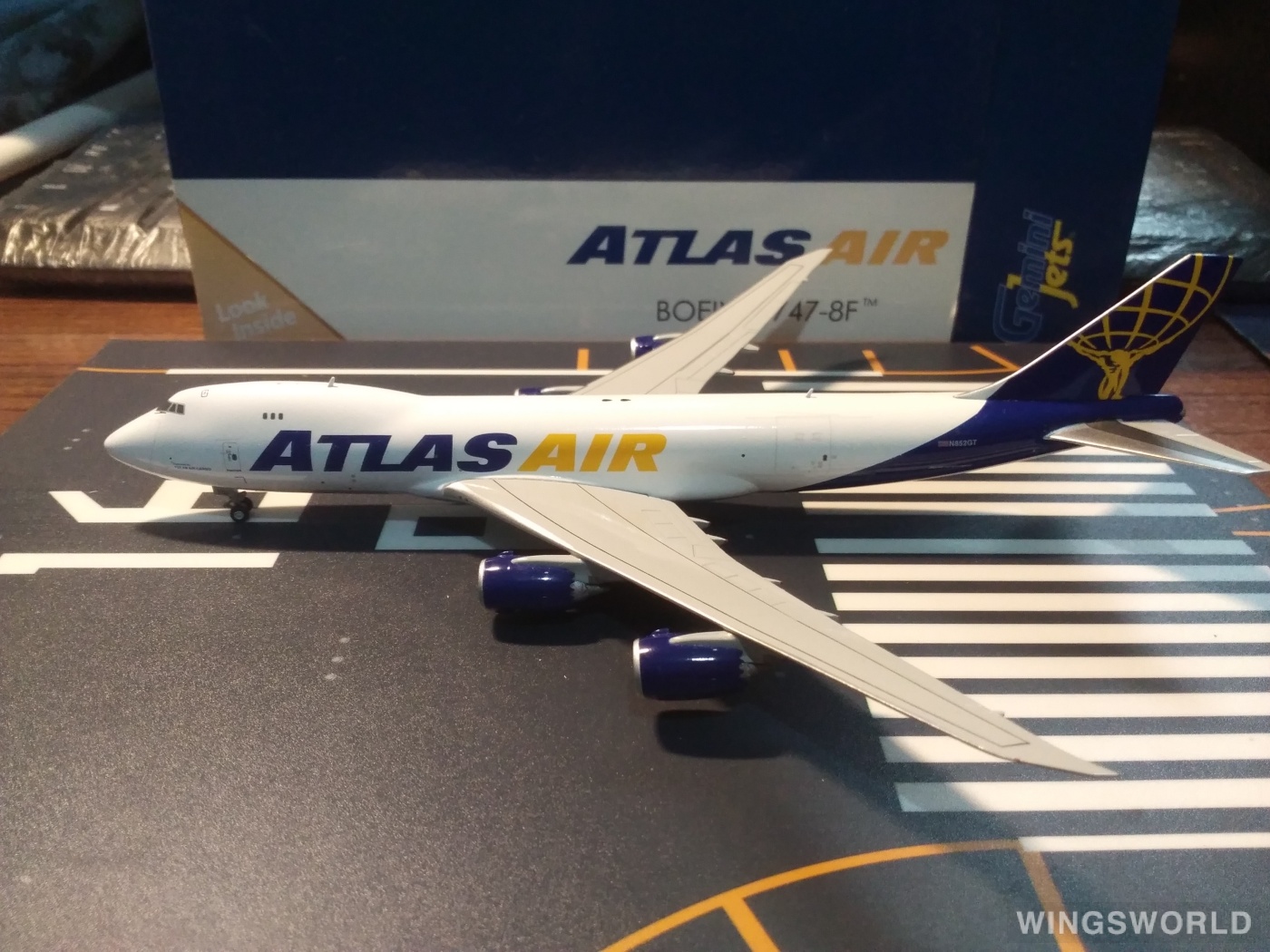 Geminijets 1:400 GJGTI1552 Atlas Air 阿特拉斯航空 Boeing 747-8F N852GT