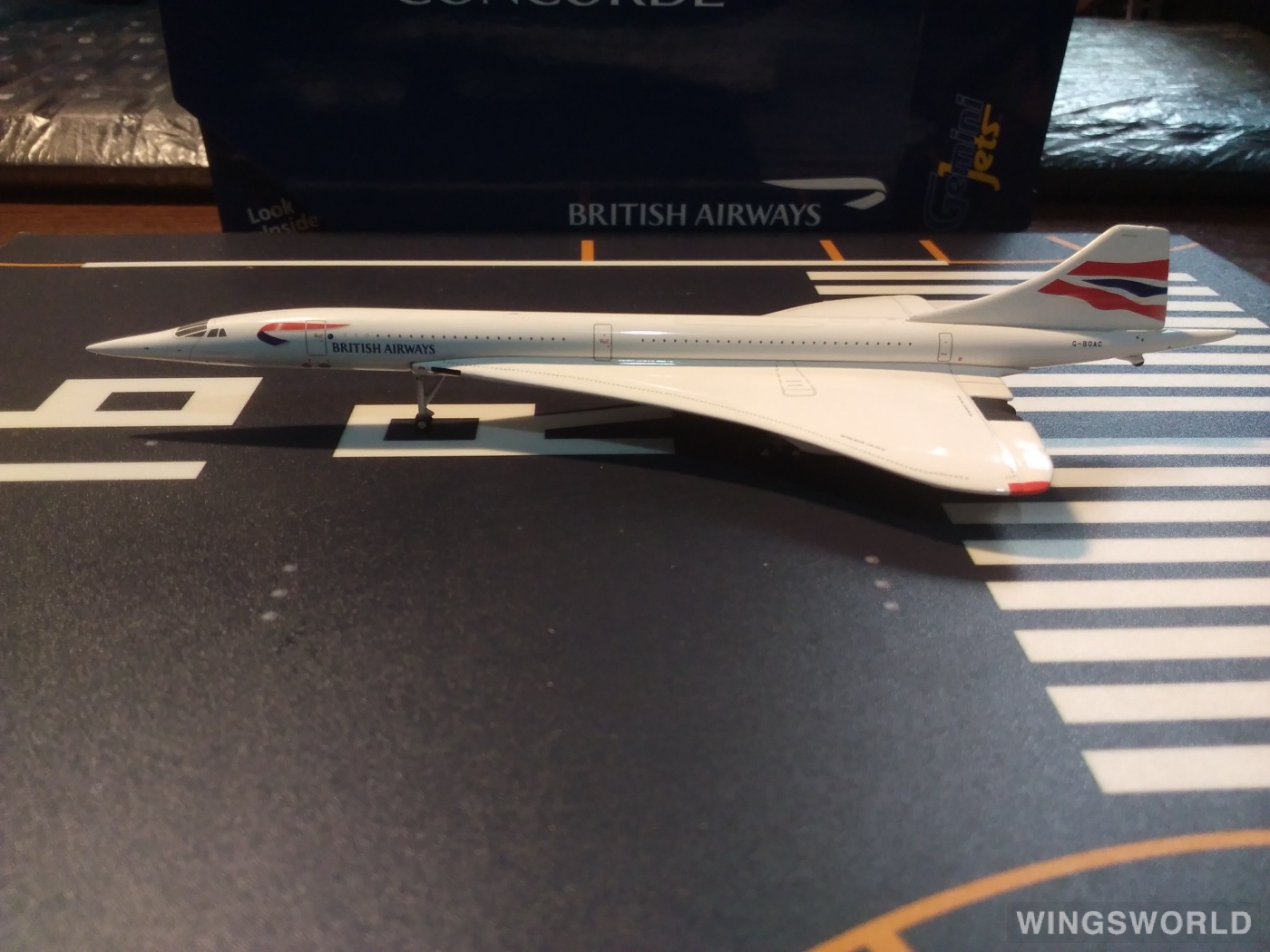 Geminijets 1:400 GJBAW1539 British Airways 英国航空 Concorde G-BOAC
