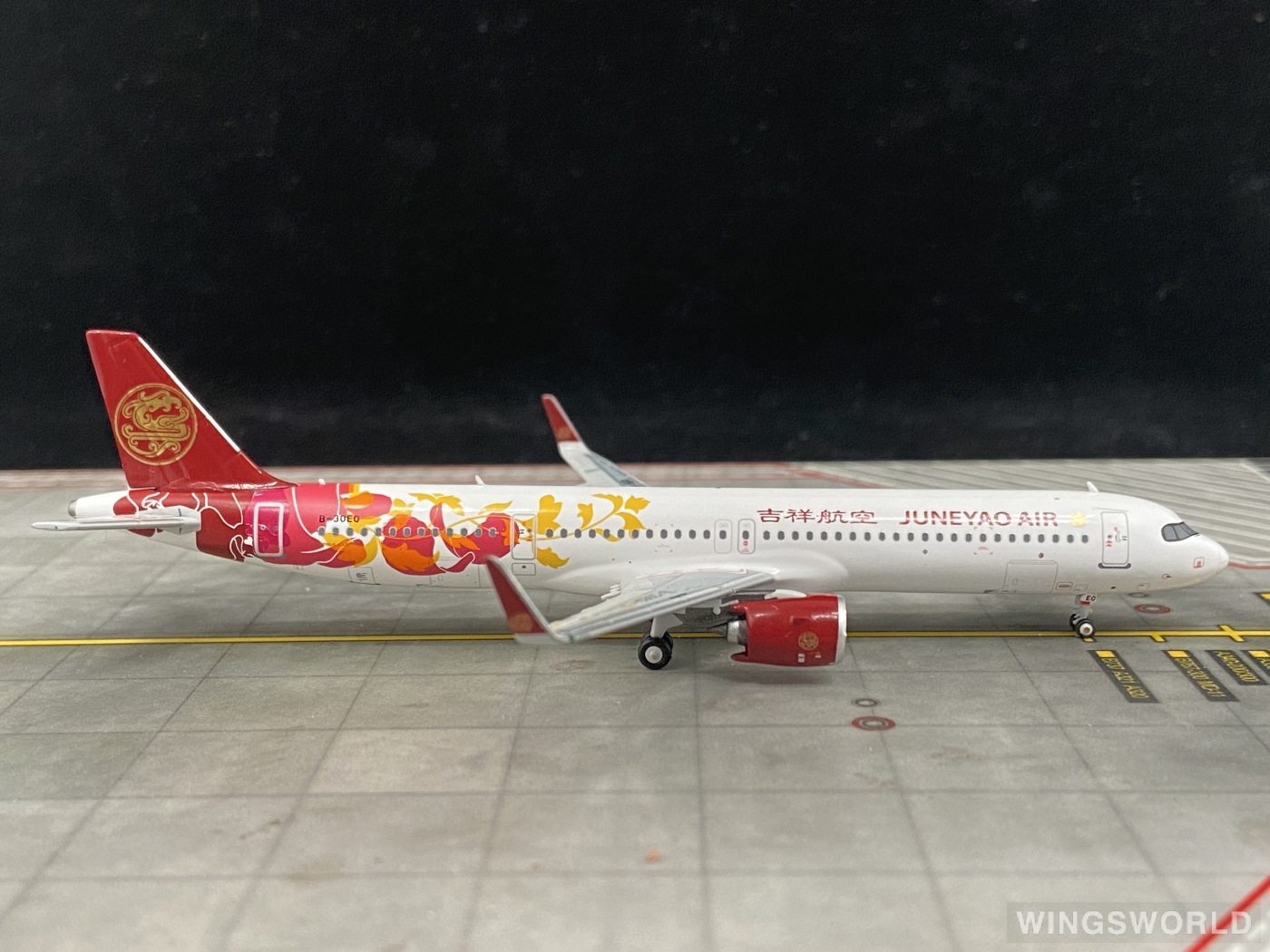 HYJLwings 1:400 HYJL810065 Juneyao Airlines 吉祥航空 Airbus A321neo B-30EQ