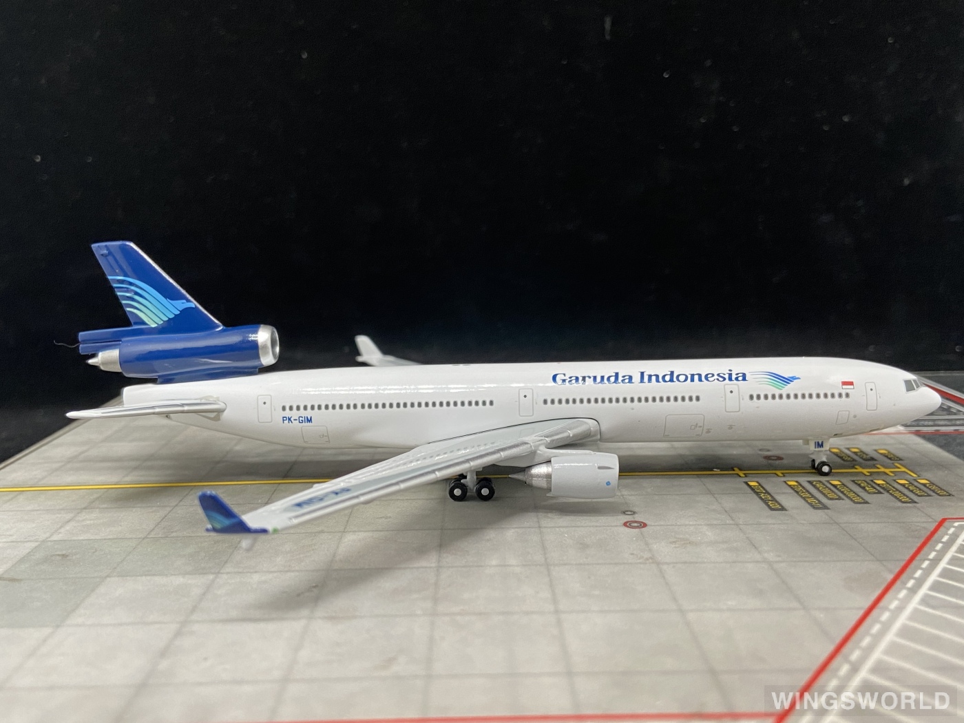 Geminijets 1:400 GJGIA383 Garuda Indonesia 印度尼西亚鹰航 McDonnell Douglas MD-11 PK-GIM