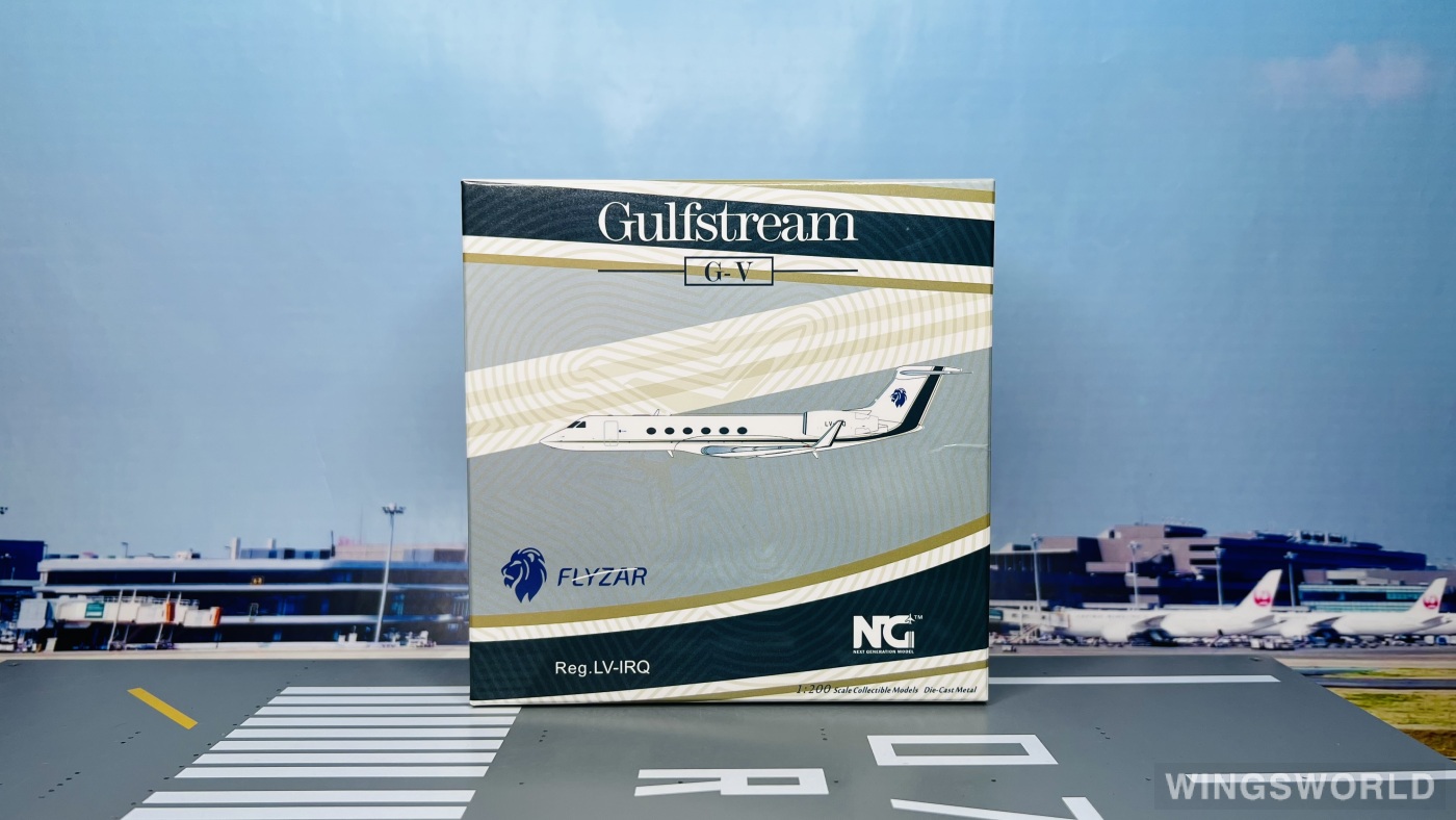 NGmodels 1:200 NG75018 Private 私人飞机 Gulfstream G-V LV-IRQ