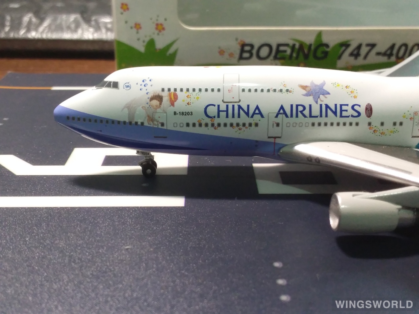 ALBATROS 1:400 ALB004 China Airlines 中华航空 Boeing 747-400 B-18203