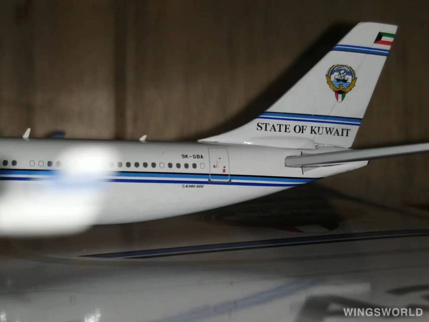 JC Wings 1:400 XX40053 State of Kuwait 科威特政府 Airbus A340-500 9K-GBA