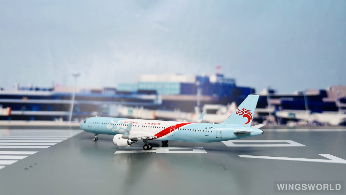 Pandamodel 1:400 202255 Loong Air 浙江长龙航空 Airbus A321neo B-323U