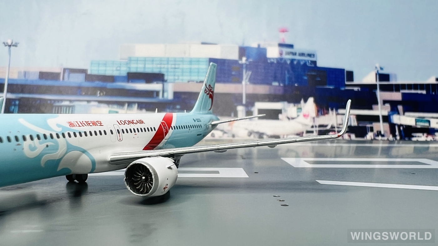 Pandamodel 1:400 202255 Loong Air 浙江长龙航空 Airbus A321neo B-323U