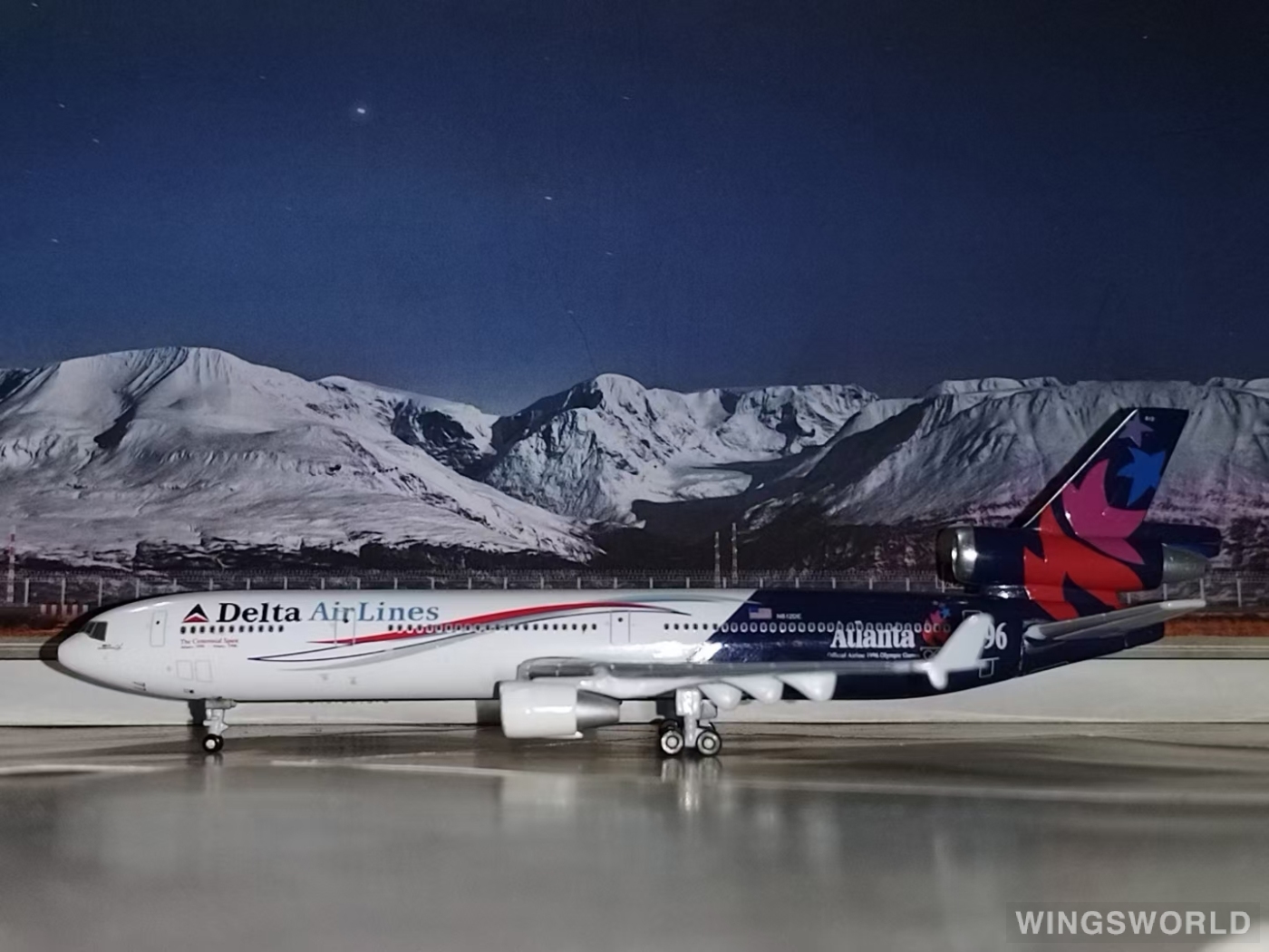 Geminijets 1:400 GJDAL168 Delta Air Lines 达美航空 McDonnell Douglas MD-11 N812DE