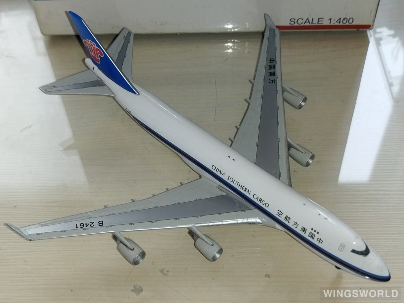 5 Stars 1:400 5SB2461 China Southern 中国南方航空 Boeing 747-400 B-2461
