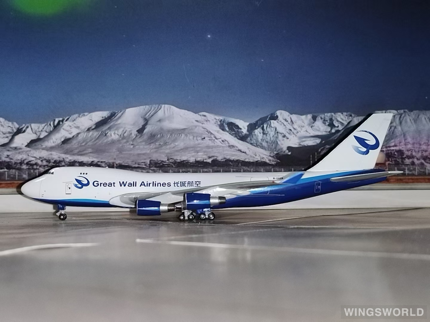 Magic 1:400 18517na Great Wall Airlines 长城航空 Boeing 747-400 b-2428