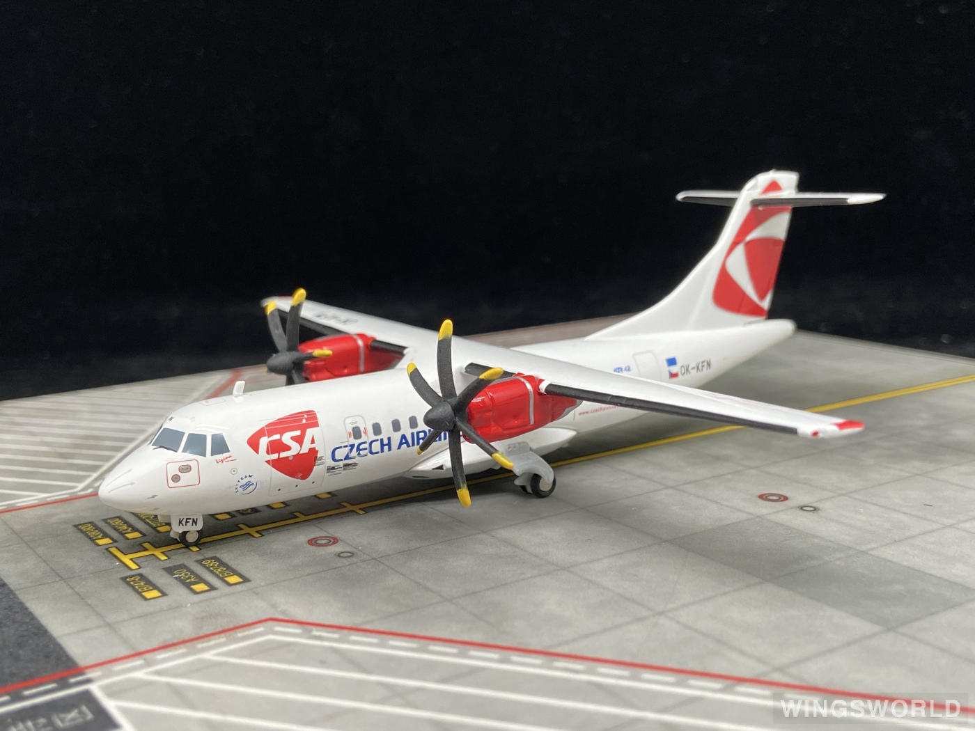 Herpa 1:200 559256 Czech Airlines 捷克航空 ATR 42 OK-KFN