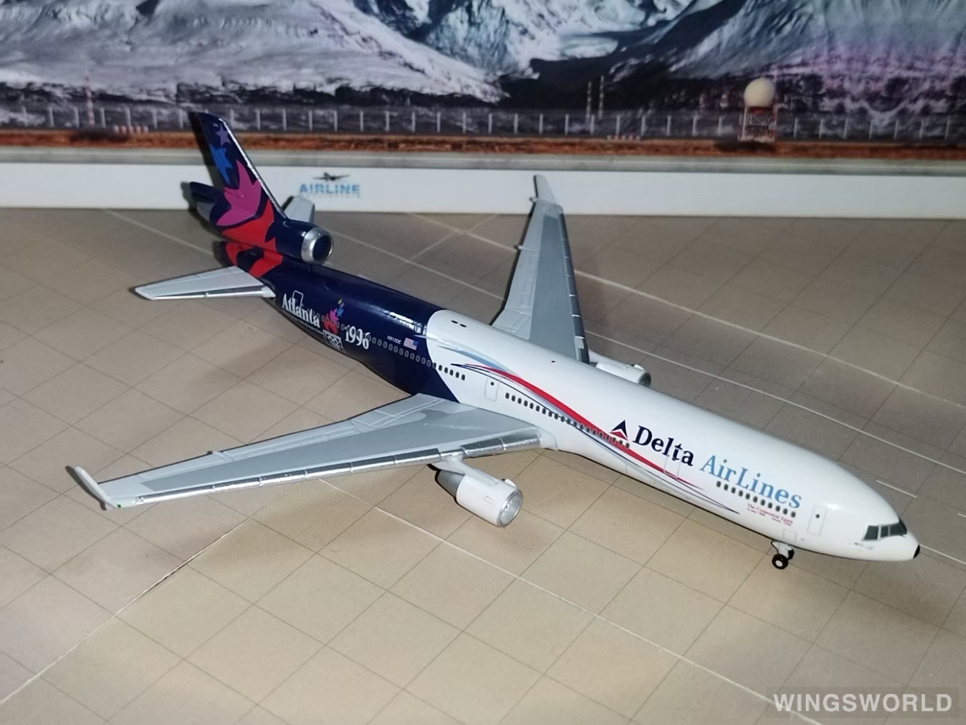 Geminijets 1:400 GJDAL168 Delta Air Lines 达美航空 McDonnell Douglas MD-11 N812DE