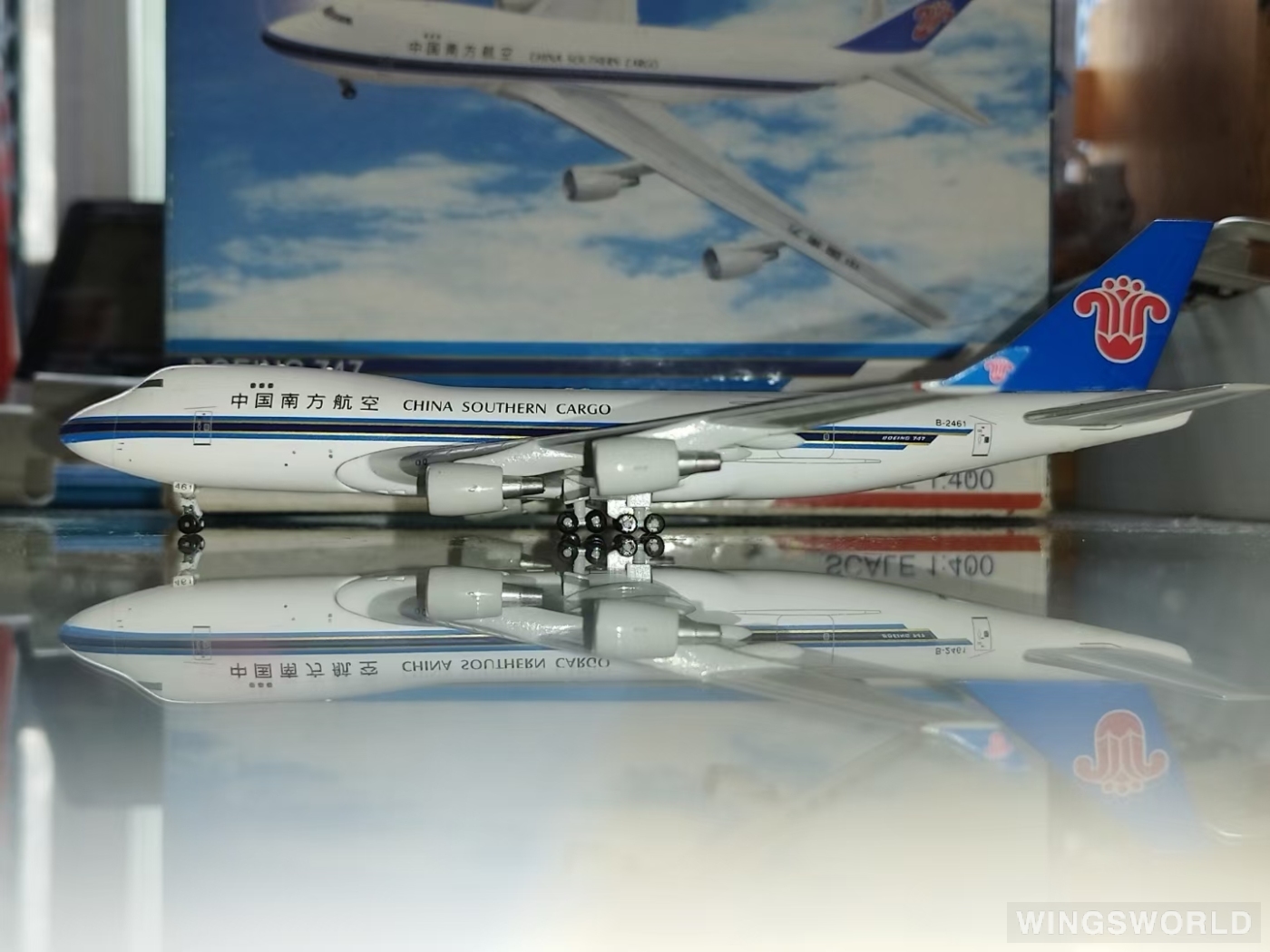 5 Stars 1:400 5SB2461 China Southern 中国南方航空 Boeing 747-400 B-2461