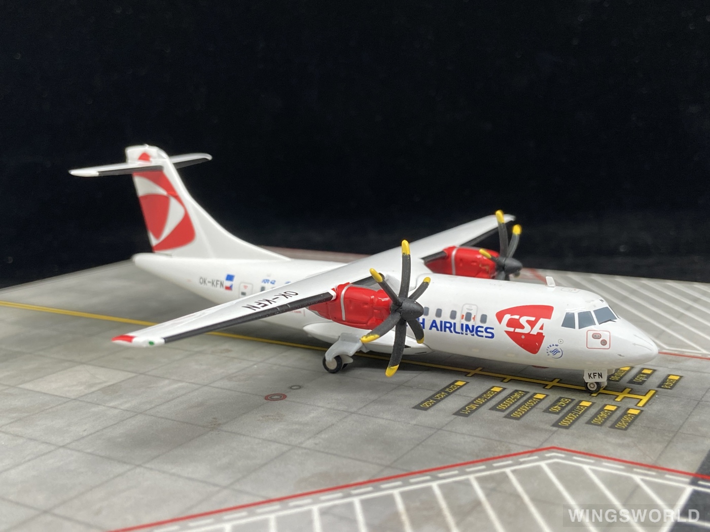 Herpa 1:200 559256 Czech Airlines 捷克航空 ATR 42 OK-KFN