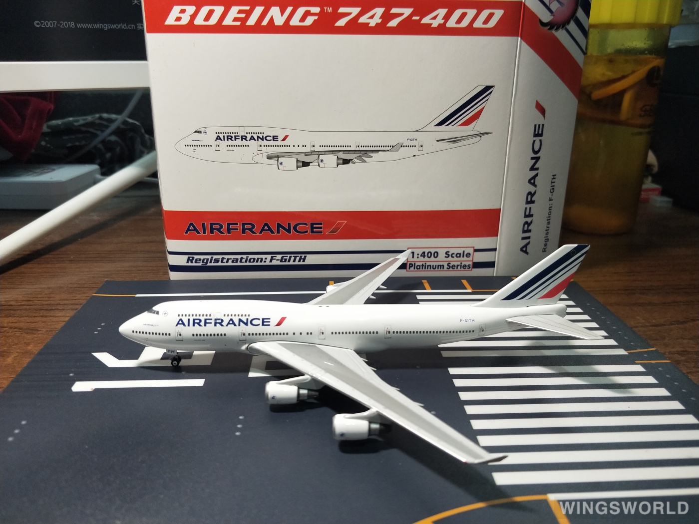 Phoenix 1:400 PH10388 Air France 法国航空 Boeing 747-400 F-GITH