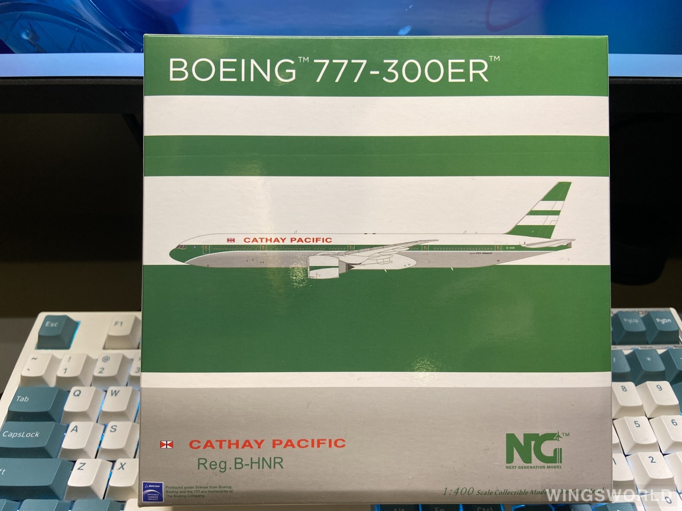 NGmodels 1:400 NG73001 Cathay Pacific 国泰航空 Boeing 777-300ER B-HNR