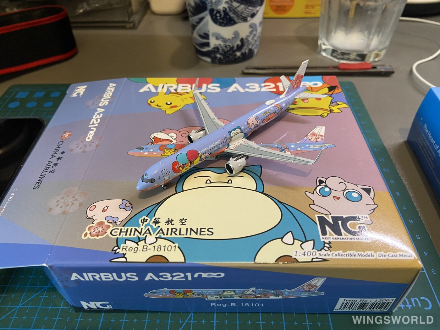 NGmodels 1:400 NG13063 China Airlines 中华航空 Airbus A321neo B-18101