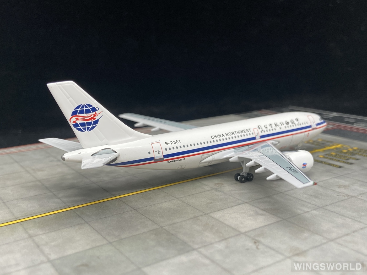 AeroClassics 1:400 AC4B2301 China Northwest Airlines 中国西北航空 Airbus A310-200 B-2301