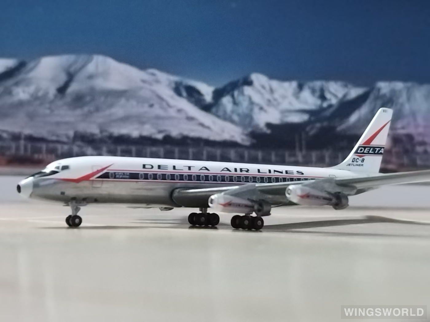 Geminijets 1:400 GJDAL367 Delta Air Lines 达美航空 Douglas DC-8 N801E