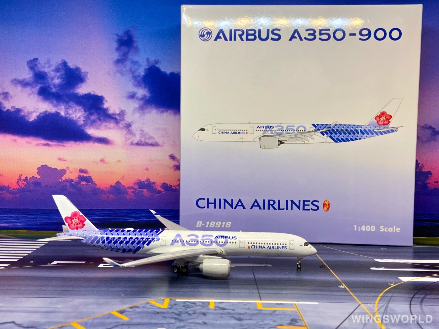 Phoenix 1:400 PH04225 China Airlines 中华航空 Airbus A350-900 B-18918