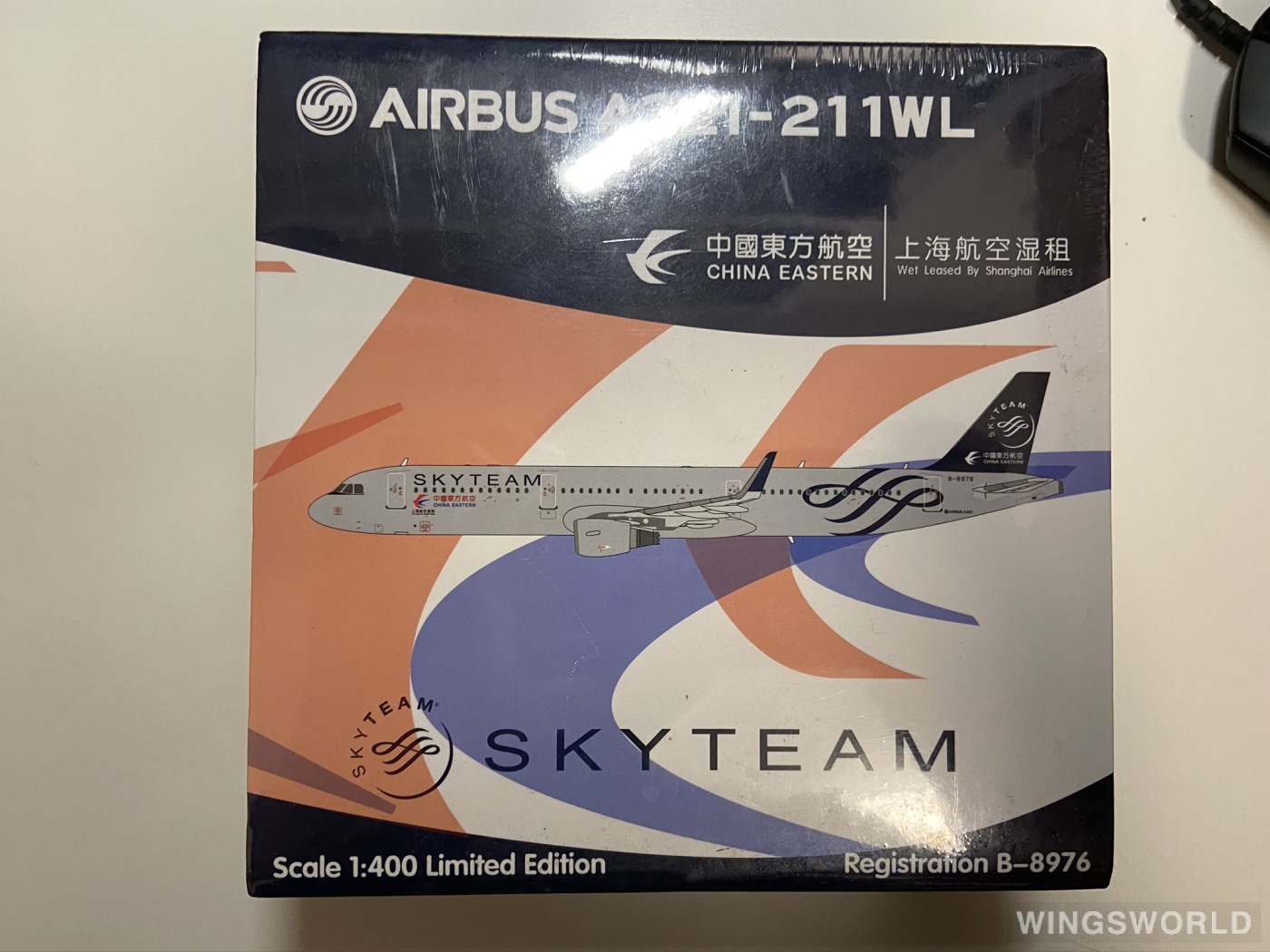 HYJLwings 1:400 HYJL81029 China Eastern 中国东方航空 Airbus A321 B-8976