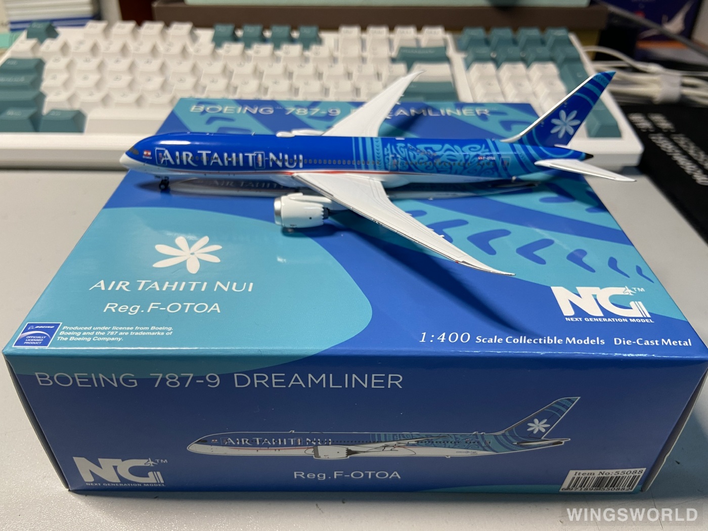 NGmodels 1:400 NG55088 Air Tahiti Nui 大溪地航空 Boeing 787-9 F-OTOA