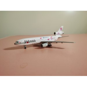 Japan Airlines 日本航空 McDonnell Douglas DC-10 JA8547  JLDC10 Dragon Models 1:400