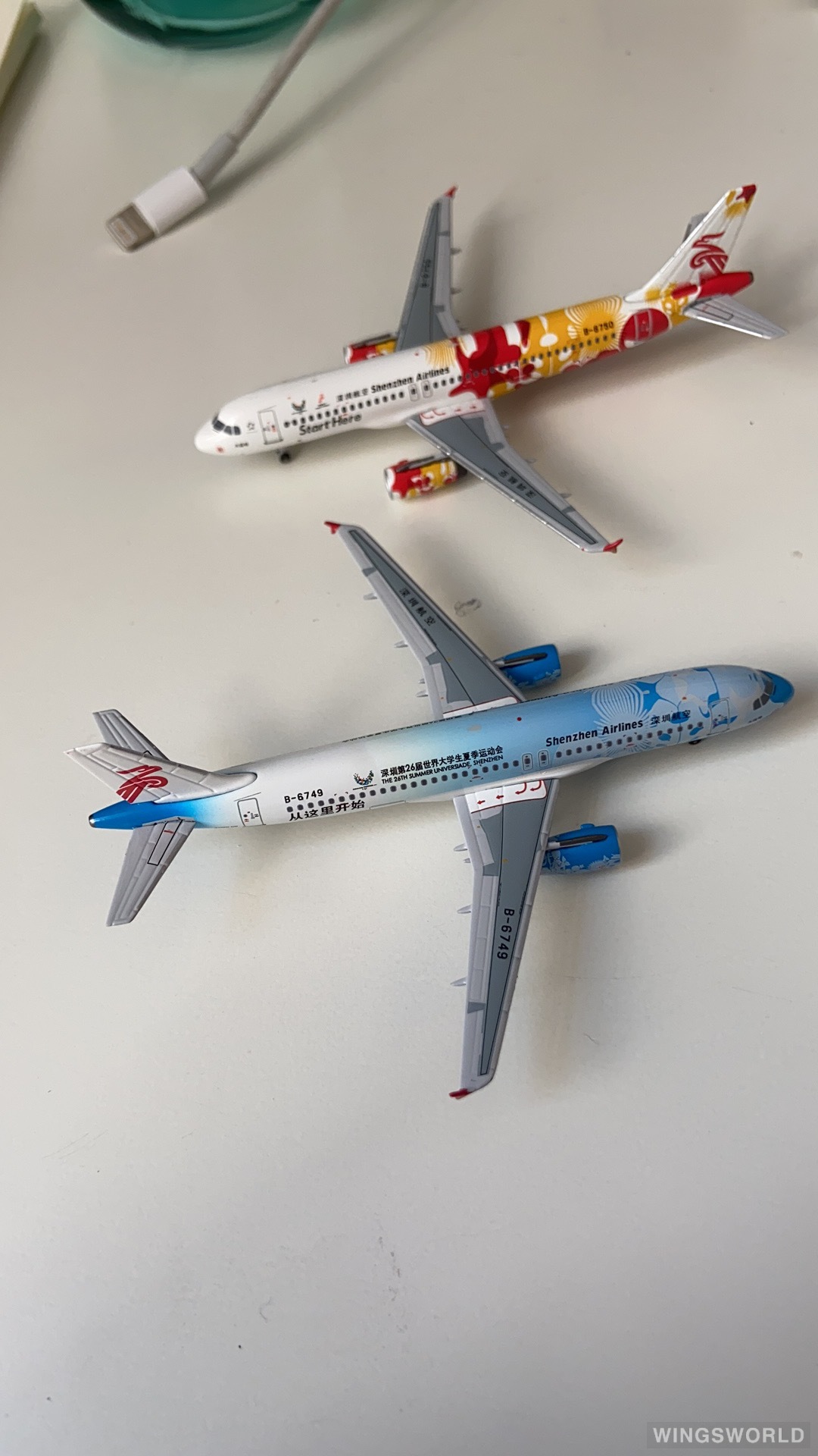 Pandamodel 1:400 SKY-PM-034 Shenzhen Airlines 深圳航空 Airbus A320 B-6750